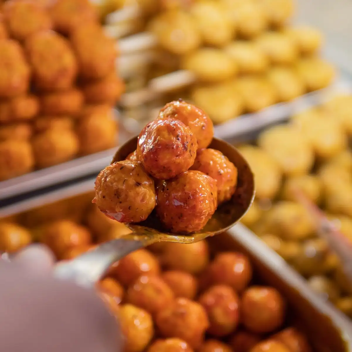 Boulettes de poulet marinée